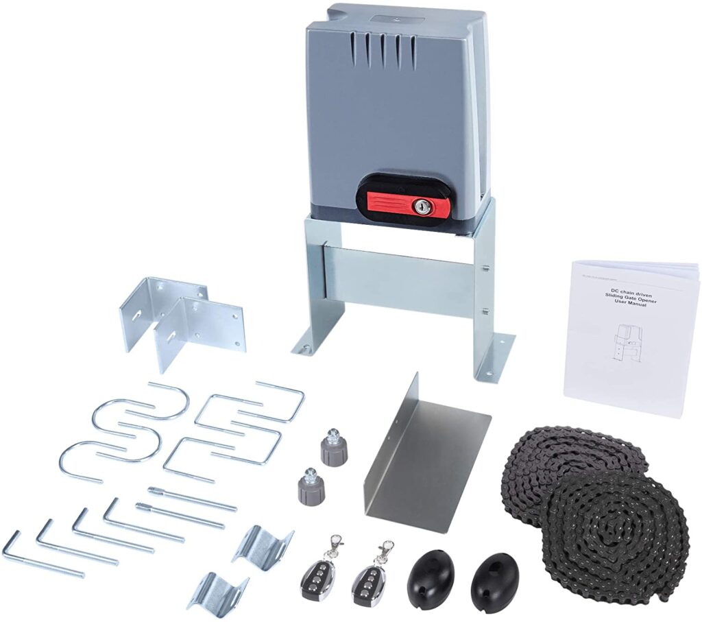 Click to check price CO-Z 1800 lb Automatic Sliding Gate Opener
